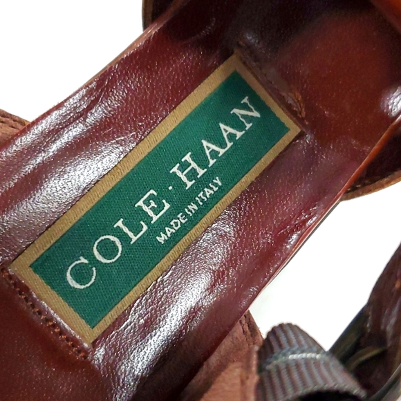 Vintage Cole Haan Chestnut Brown Fisherman Shoes - Picture 7 of 7